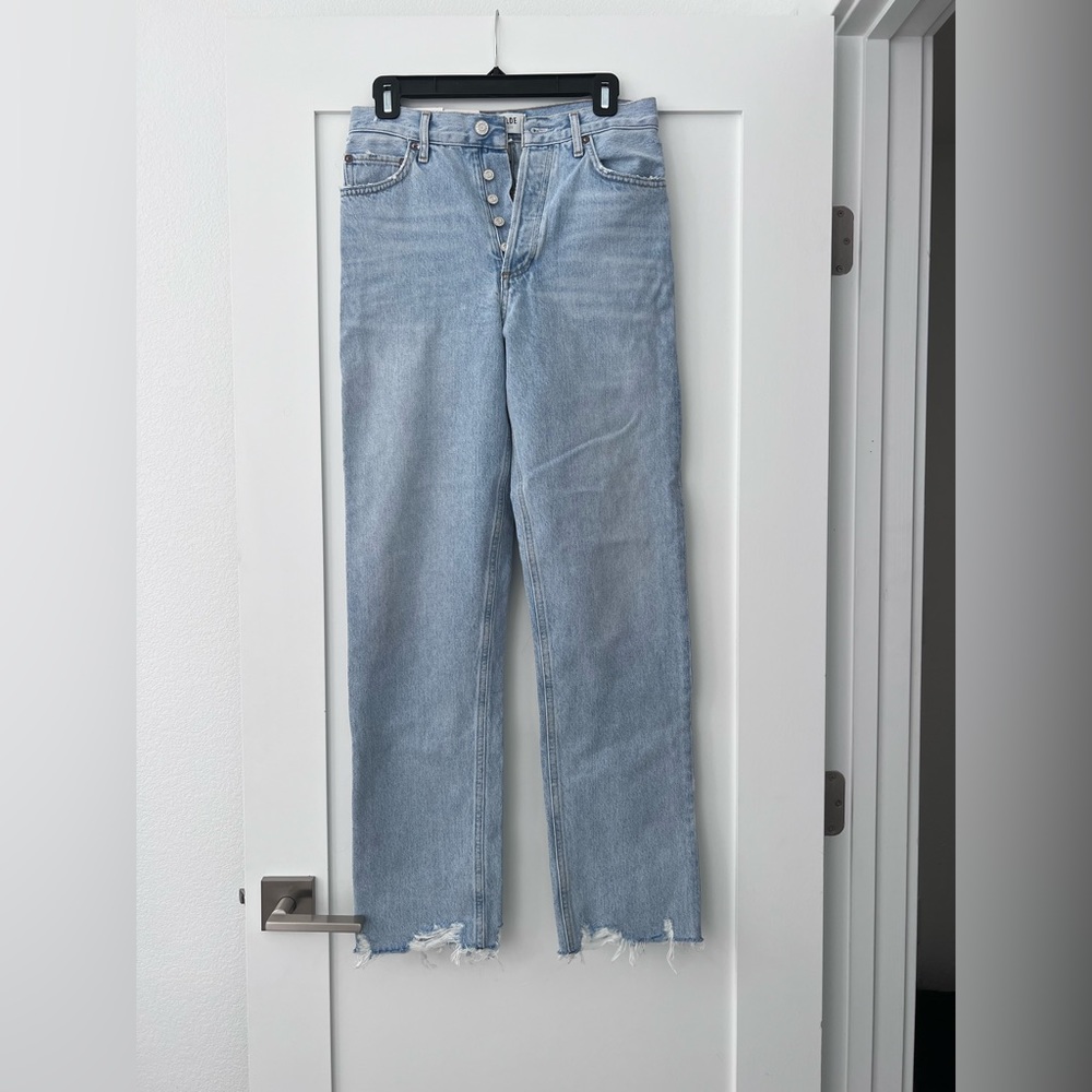 Agolde 90’s Pinch Waist High Rise Straight Leg Jeans